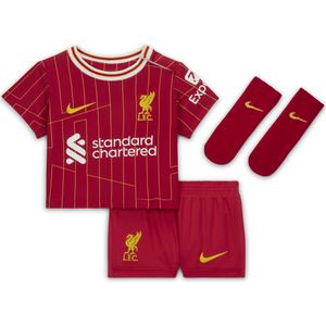 Liverpool FC 2024 Stadium Thuis Nike driedelig replicavoetbaltenue voor baby's/peuters - Rood
