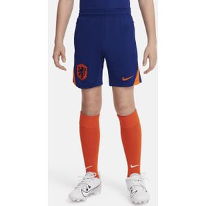 Nederland Strike Nike Dri-FIT knit voetbalshorts voor kids - Blauw