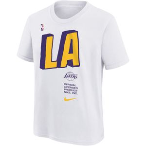 Los Angeles Lakers Nike NBA-shirt voor jongens - Wit