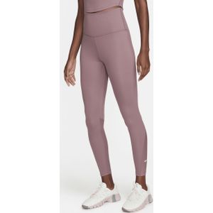 Nike One 7/8-legging met hoge taille voor dames - Paars