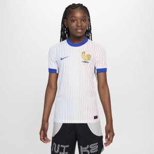 FFF (herenelftal) 2024/25 Match Uit Nike Dri-FIT ADV authentiek voetbalshirt voor kids - Wit