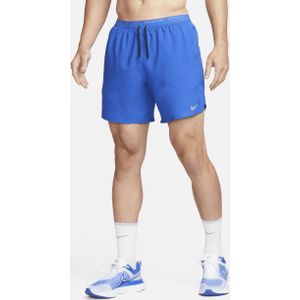 Nike Stride Dri-FIT hardloopshorts met binnenbroek voor heren (18 cm) - Roze