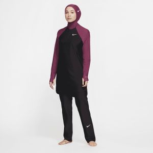 Nike Victory Zwemlegging met rechte pijpen en volledige bedekking voor dames - Zwart