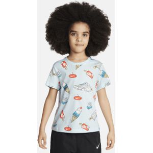 Nike Sole Food T-shirt met print voor kleuters - Blauw