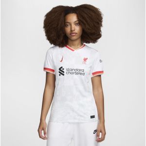 Liverpool FC 2024/25 Stadium Derde Nike Dri-FIT replicavoetbalshirt voor dames - Wit