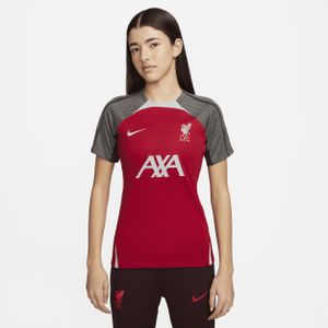 Liverpool FC Strike Nike Dri-FIT knit voetbaltop voor dames - Rood