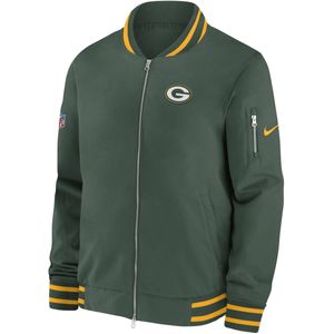 Nike Coach (NFL Green Bay Packers) bomberjack met rits voor heren - Groen