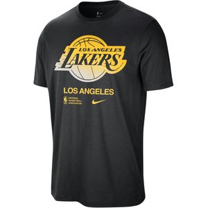 Los Angeles Lakers Courtside Nike NBA T-shirt voor heren - Paars