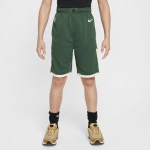 Milwaukee Bucks 2023/24 Icon Edition Swingman Nike NBA-jongensshorts - Groen