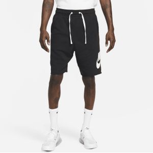 Nike Club Alumni Herenshorts van sweatstof - Zwart