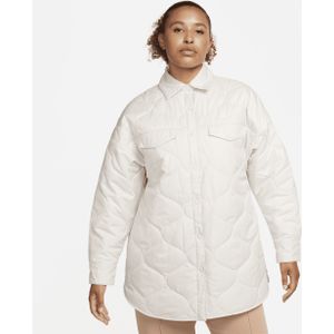 Nike Sportswear Essential doorgestikte trenchcoat voor dames - Bruin