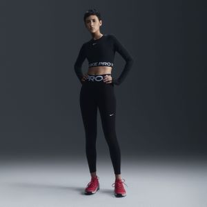 Nike Pro Sculpt lange legging met hoge taille voor dames - Bruin