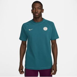 Paris Saint-Germain Travel Nike voetbaltop met korte mouwen - Groen