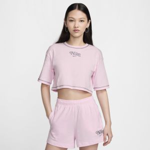 Nike Sportswear Kort T-shirt voor dames - Roze