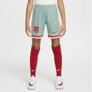 Atlético Madrid 2024/25 Stadium Uit Nike replicavoetbalshorts met Dri-FIT voor kids - Groen