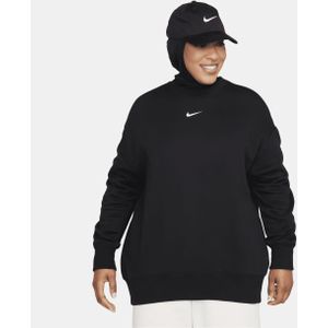 Nike Sportswear Phoenix Fleece Oversized sweatshirt met ronde hals voor dames - Zwart