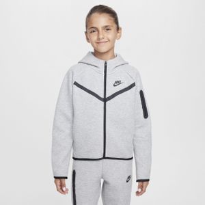Nike Sportswear Tech Fleece hoodie met rits voor meisjes - Zwart