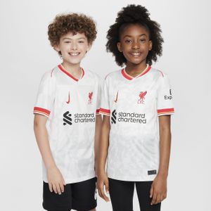 Liverpool FC 2024/25 Stadium Derde Nike Dri-FIT replicavoetbalshirt voor kids - Wit