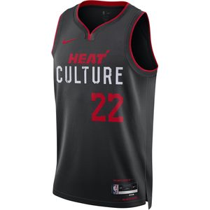 Jimmy Butler Miami Heat City Edition 2023/24 Nike Dri-FIT Swingman NBA-jersey voor heren - Zwart