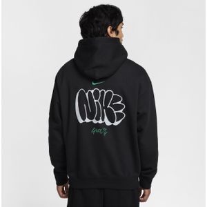 Nike Solo Swoosh Fleecehoodie voor heren - Zwart