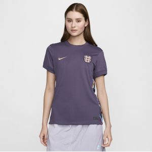 Engeland (dameselftal) 2024/25 Stadium Uit Nike Dri-FIT replica voetbalshirt voor dames - Paars