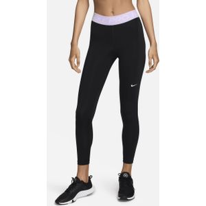 Nike Pro 365 7/8-legging met halfhoge taille voor dames - Zwart