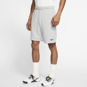 Nike Dri-FIT Trainingsshorts met fleece voor heren - Grijs