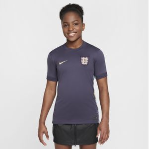 Engeland (vrouwenelftal) 2024/25 Stadium Uit Nike Dri-FIT replicavoetbalshirt voor kids - Paars