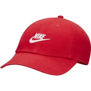 Nike Club ongestructureerde Futura Wash pet - Rood