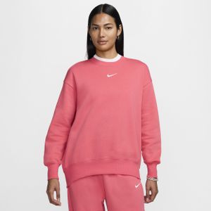 Nike Sportswear Phoenix Fleece Oversized sweatshirt met ronde hals voor dames - Roze