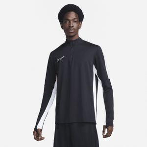 Nike Academy Dri-FIT voetbaltop met halflange rits voor heren - Grijs