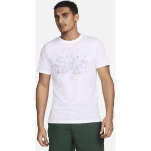 NikeCourt Dri-FIT Tennisshirt voor heren - Grijs