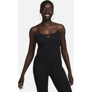Nike Sportswear Chill Knit aansluitende cami tanktop voor dames - Zwart