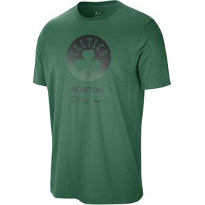 Boston Celtics Courtside Nike NBA-herenshirt - Groen