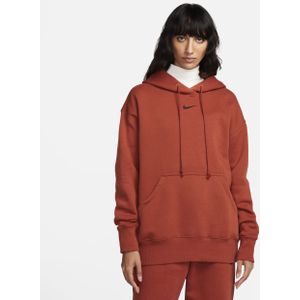 Nike Sportswear Phoenix Fleece Oversized hoodie voor dames - Bruin