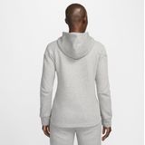 FC Barcelona Tech Fleece Windrunner Nike voetbalhoodie met rits over de hele lengte voor dames - Grijs