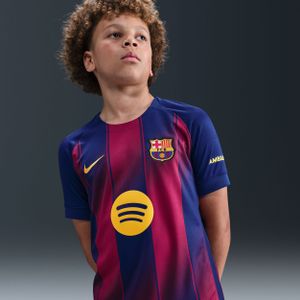 FC Barcelona 2025/26 Stadium Thuis Nike Dri-FIT replicavoetbalshirt voor kids - Blauw