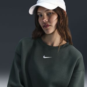 Nike Sportswear Phoenix Fleece Oversized sweatshirt met ronde hals voor dames - Groen