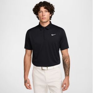 Nike Tour Dri-FIT golfpolo van jacquard voor heren - Zwart