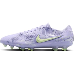 Nike United Tiempo Legend 10 Elite low-top voetbalschoenen (stevige ondergrond) - Paars