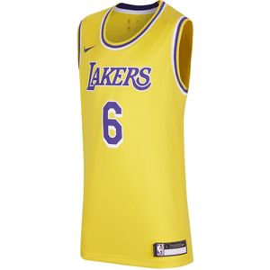 LeBron James Los Angeles Lakers Icon Edition Nike Swingman NBA-jersey voor kids - Geel