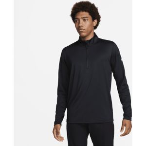 Nike Victory Dri-FIT golftop met halflange rits voor heren - Zwart