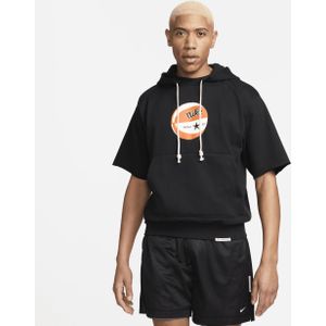 Nike Standard Issue Dri-FIT hoodie met korte mouwen voor heren - Zwart