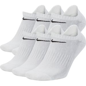 Nike Everyday Cushioned Onzichtbare trainingssokken (6 paar) - Zwart