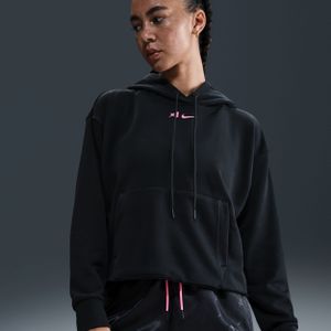 A'ja Wilson korte oversized basketbalhoodie voor dames - Zwart