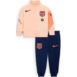 FC Barcelona Strike Derde Nike Dri-FIT Total 90 Knit voetbaltrainingspak voor baby's - Oranje