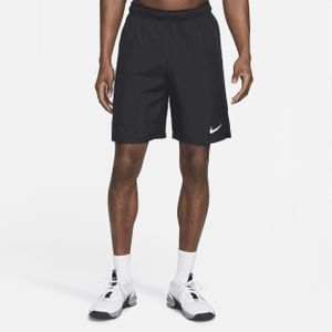 Nike Dri-FIT Geweven trainingsshorts voor heren (23 cm) - Zwart