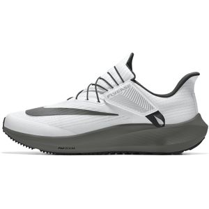 Nike Pegasus FlyEase By You Custom eenvoudig aan te trekken hardloopschoenen voor dames (straat) - Wit
