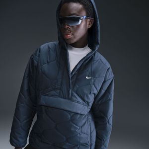 Nike Sportswear Essential doorgestikte anorak voor dames - Blauw