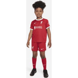 Liverpool FC 2023/24 Thuis Nike Dri-FIT driedelig tenue voor kleuters - Rood